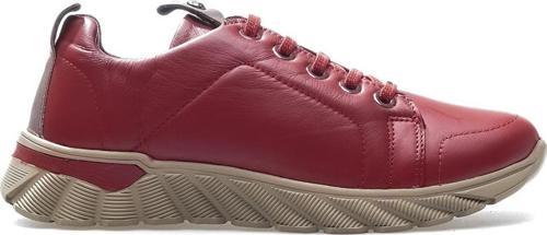 Kadın Hakiki Deri Casual Günlük Ayakkabı (36-40) 24k D24ka-3585 Z Kırmızı