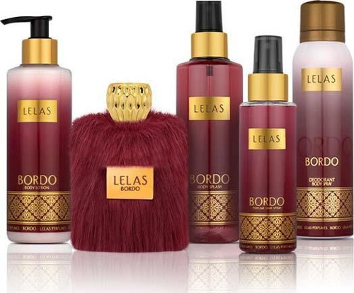 1351 Bordo Kırmızı Kutulu Hediyelik 5 Parça Unisex Parfüm Seti