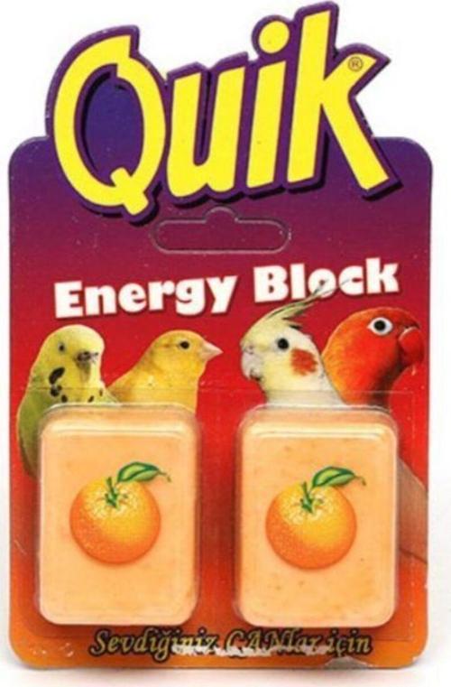 Quık 2'Li Enerji Bloğu Portakallı