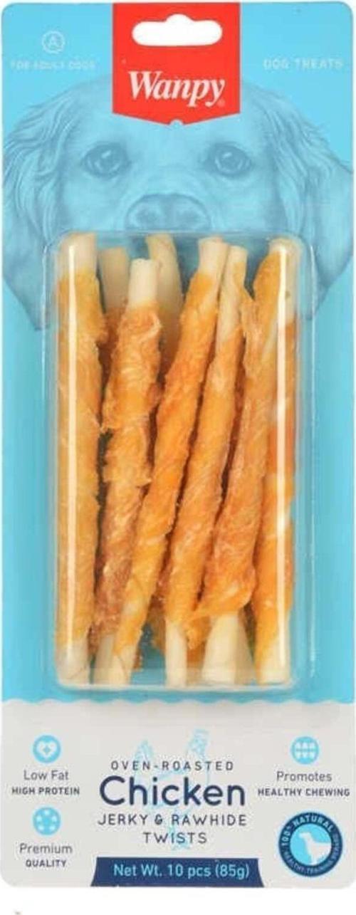 Deri Üzerine Sarılı Tavuklu Köpek Ödül Maması 85 Gr