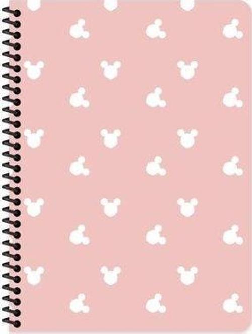 16,5*22,5 80 Yaprak  Kareli  Karton Kapak  Spiralli Defter