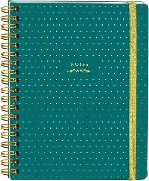 Sert Kapaki Spiralli Defter 17x24 96 Yaprak Noktalı