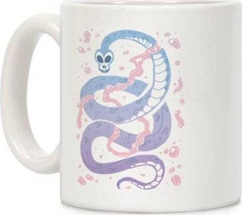Pastel Goth Yılan Kahve Kupa İngilizce Kupa