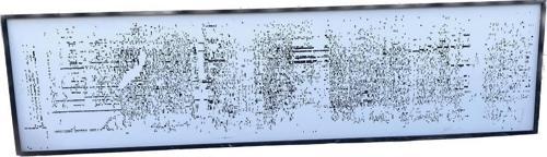 Asemic Sound Mappings Sergisi Asemik Resmi 62x244 cm 009