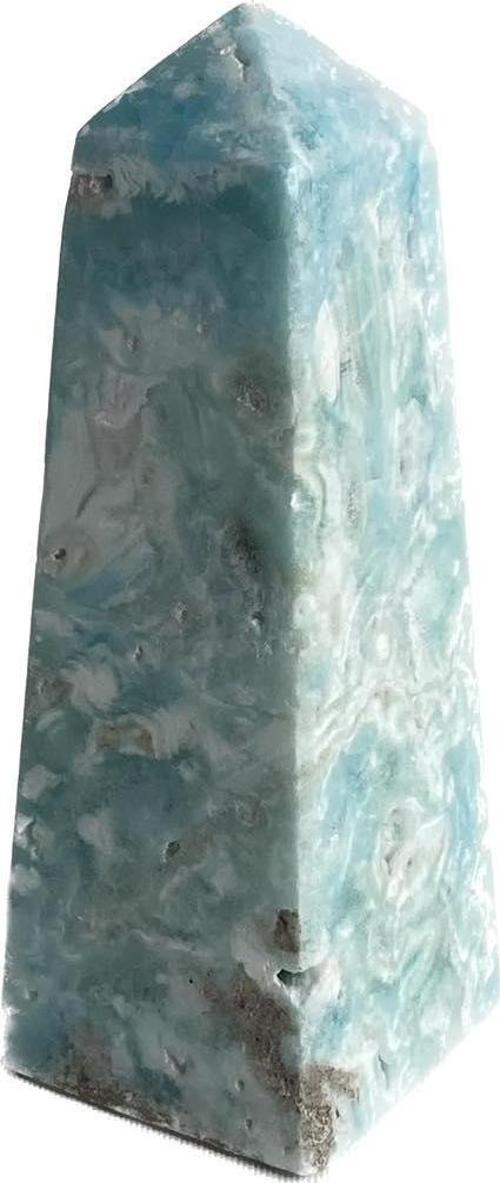 Hemimorfit Doğal Taş ve Kristal Kule 270 Gram 105mm 