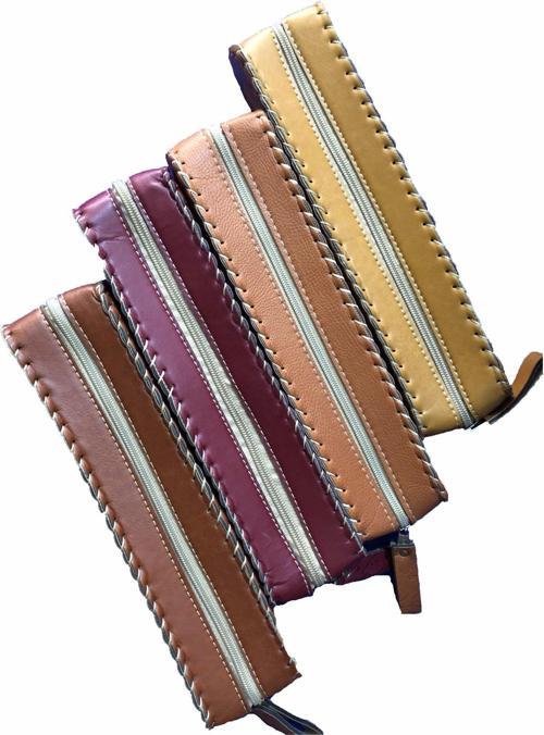 Honarkadeh Suni Deri Fermuarlı Kalemlik 28x6x6,5 Cm