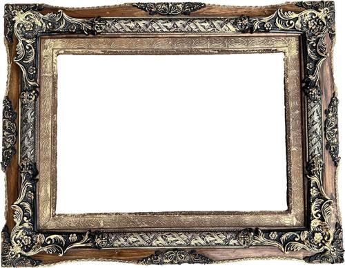 Dekoratif İşlemeli Ahşap Çerçeve 95x75cm 011