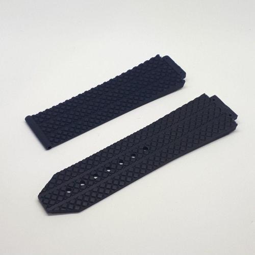 Uyumlu Slikon Saat Kordonu Kayışı Lacivert Kilit 22Mm