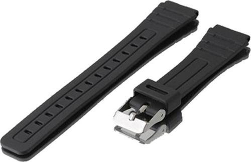 Casio F-91, F-94, F-105 Saat Uyumlu Siyah Renk Silikon Saat Kordonu Kayışı