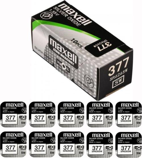 377 Sr 626 Sw Saat Pili 1.55V 10 Adet Orjinal