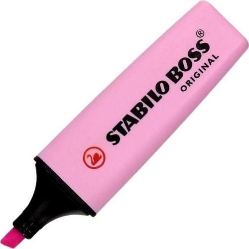 STABILO FOSFORLU KALEM BOSS PASTEL BUZLU FUSYA 70/158 - (10 Adet)
