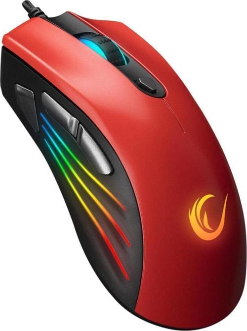 Smx-R33 Limbo Makrolu Siyah/Kırmızı 6400Dpı RGB Ledli Gaming Oyuncu Mouse