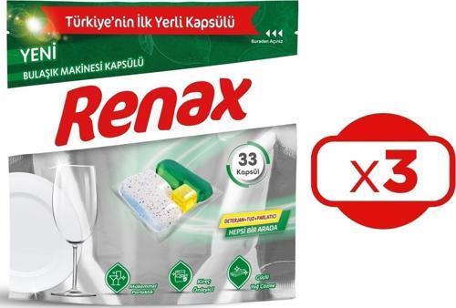 Bulaşık Makinesi Kapsülü Hepsi Bir Arada 33 lü x 3 Adet