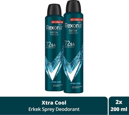 Xtra Cool Men Deodorant 200 ml x 2 Adet