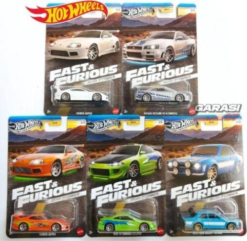 Fast And Furious 5'Li Set Silver Series Özel (Koleksiyonluk)