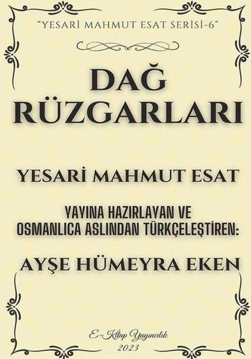 Dağ Rüzgarları - Yesari Mahmut Esat Serisi 6