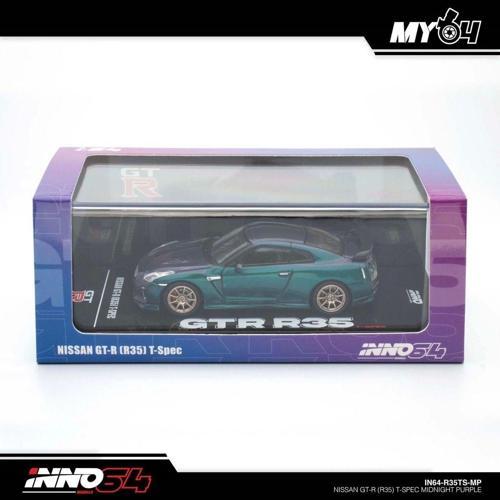 Inno 1/64 Nıssan Gt-R (R35) T-Spec Midnight Purple In64-R35Ts-Mp