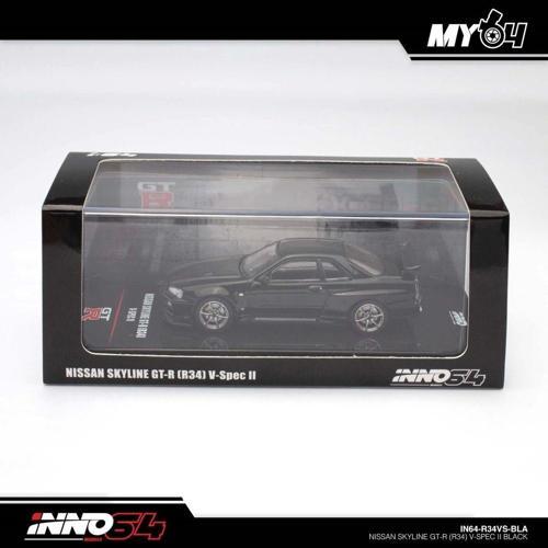 Inno 1/64 Nıssan Skylıne Gt-R (R34) V-Spec Iı Black In64-R34Vs-Bla