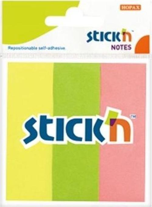 Not KağıdıStickn 76x25 Neon 3 Renk Kağıt Ayraç 50 Yaprak