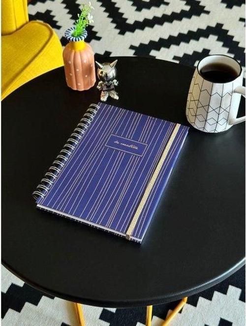 Sert Kapaki Spiralli Defter 17x24 cm 90 gr . 96 Yaprak Çizgili