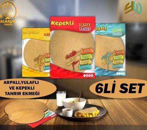 Albayk Tandırı 6 Lı Tandır Ekmeği (Diyabetik Ekmek) 250 Gr.
