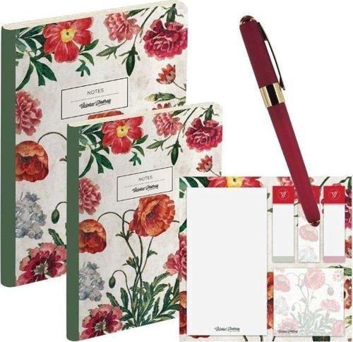 Set -Smyth Esnek Kapak 14.8 x 21 cm 80 Gsm 192 Sayfa Çizgili Defter +Kalem Çan