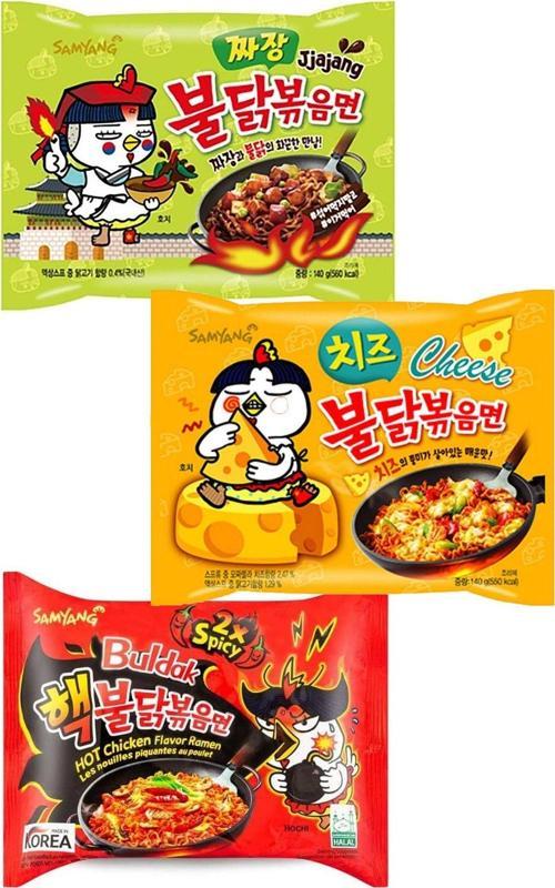 3Lü Set Samyang Buladak Ramen
