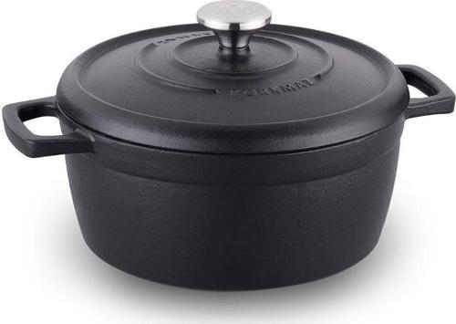 A2829 Casta Döküm Tencere 24 X 10 Cm. Siyah