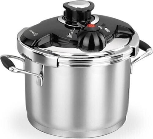 Flora 6 Lt Siyah Düdüklü Tencere