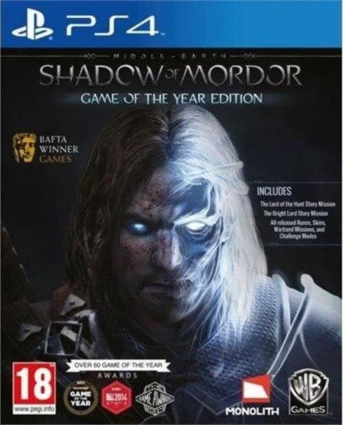 Middle Earth Shadow Of Mordor Game Of The Year Edition PS4 Oyun