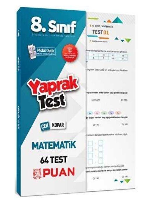 Puan Akademi Yayınları Puan Yayınları 8. Sınıf LGS Matematik Yaprak Test
