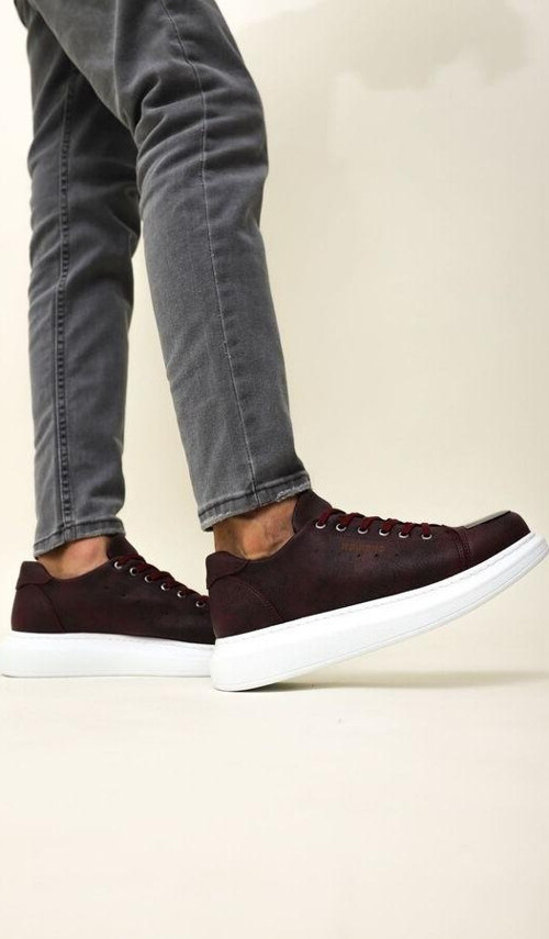 153844 Erkek Bordo Günlük Ayakkabı