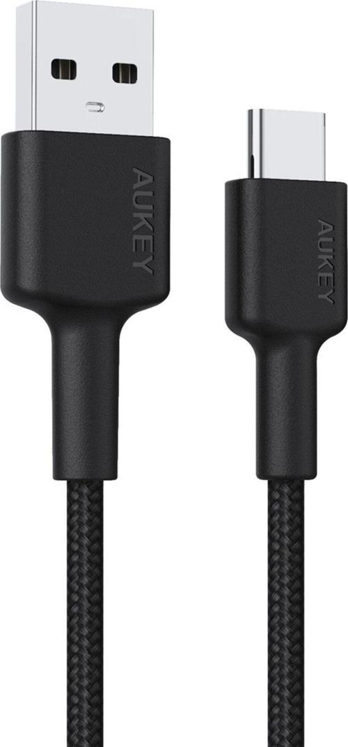 Cb-cd30-bk Naylon Örgülü Usb-a Type-c Şarj Kablosu 0.9m