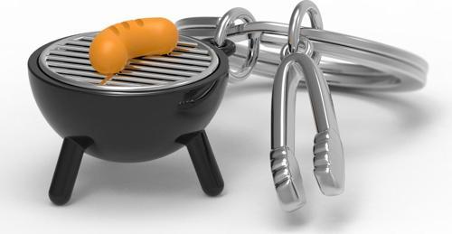 Barbekü Sosis Anahtarlık