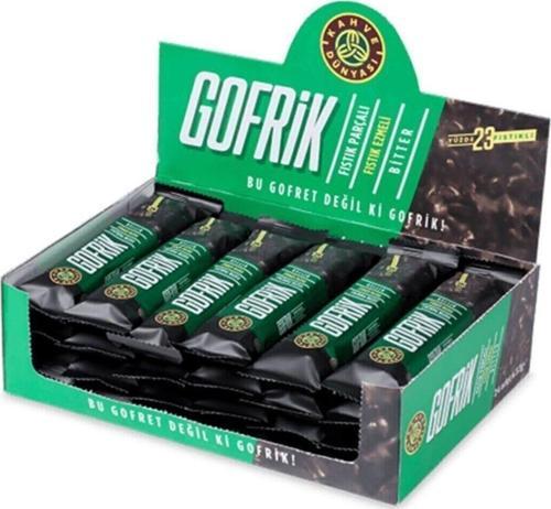 Gofrik Bitter Antep Fıstıklı 33 Gr x 24 Adet