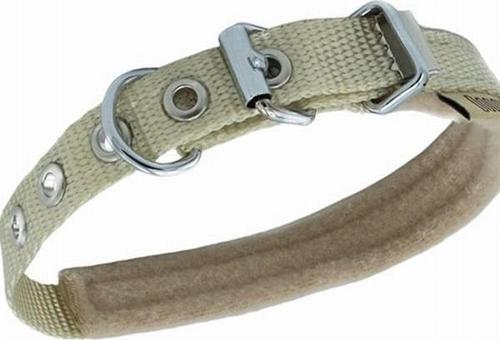 Polar Dokuma Köpek Boyun Tasması Haki 1,5x20-25 Cm
