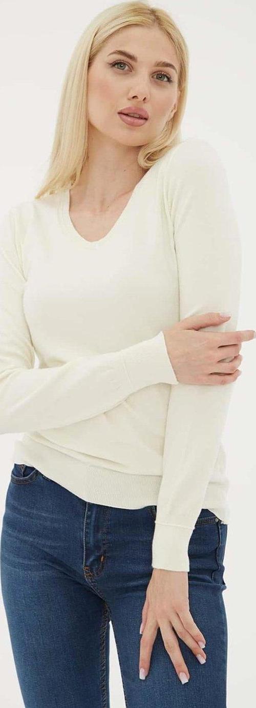 Kadın V Yaka Kazak 24K0778K1