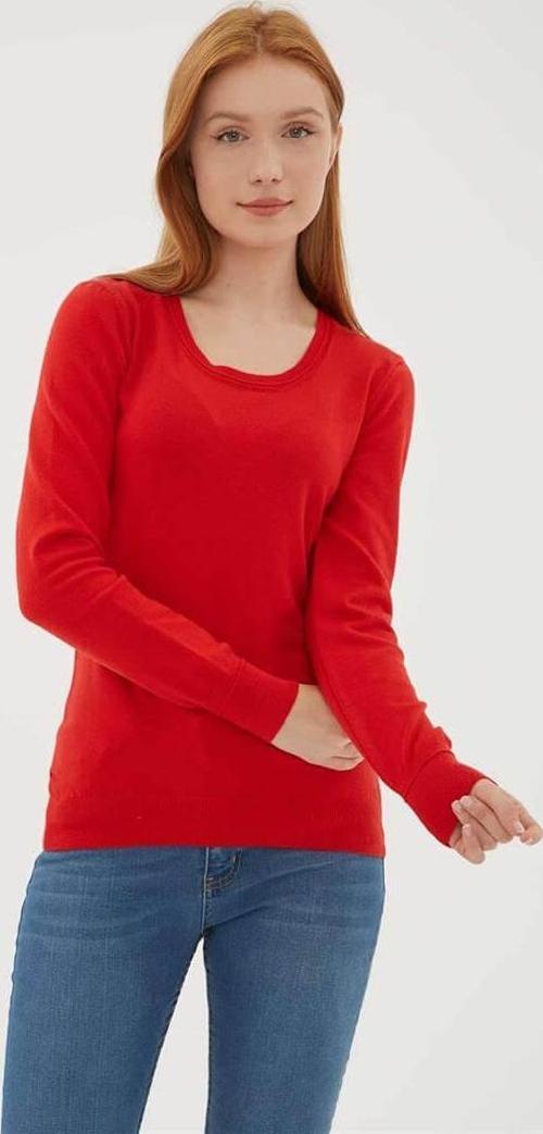 Kadın U Yaka Kazak 24K0779K1