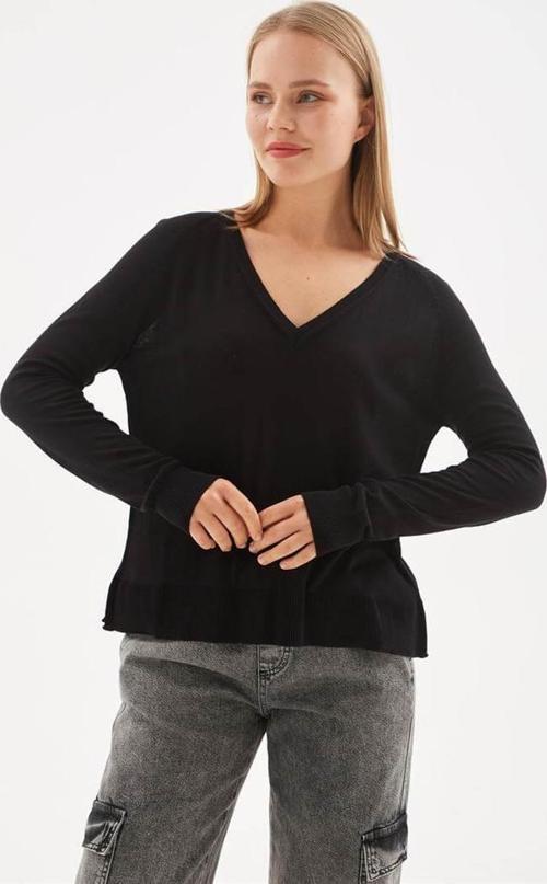 Kadın V Yaka Kazak 24K0145K1