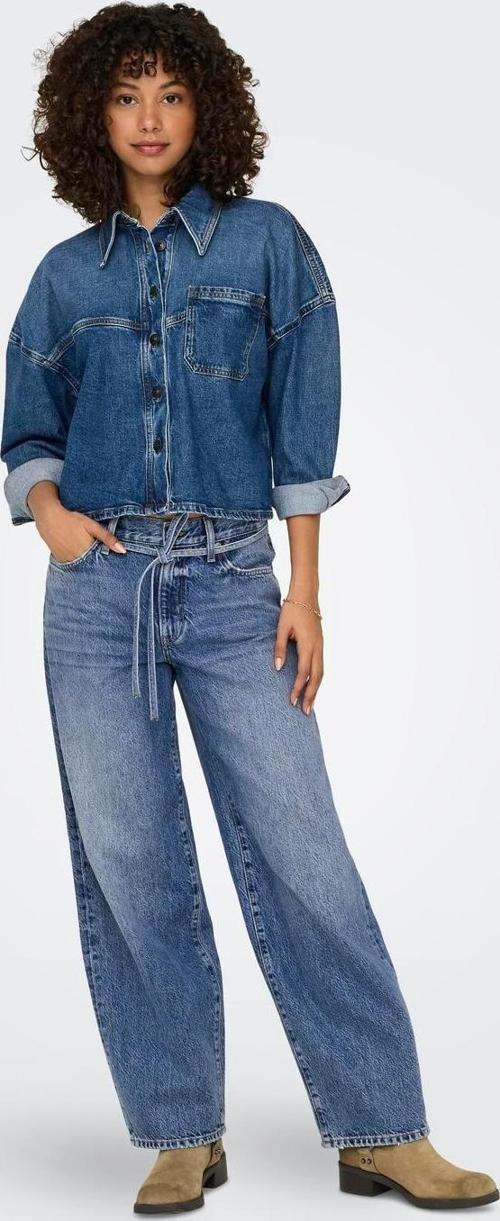 Onlgianna Straight Dot596 Kadın Denim Pantolon 15325796
