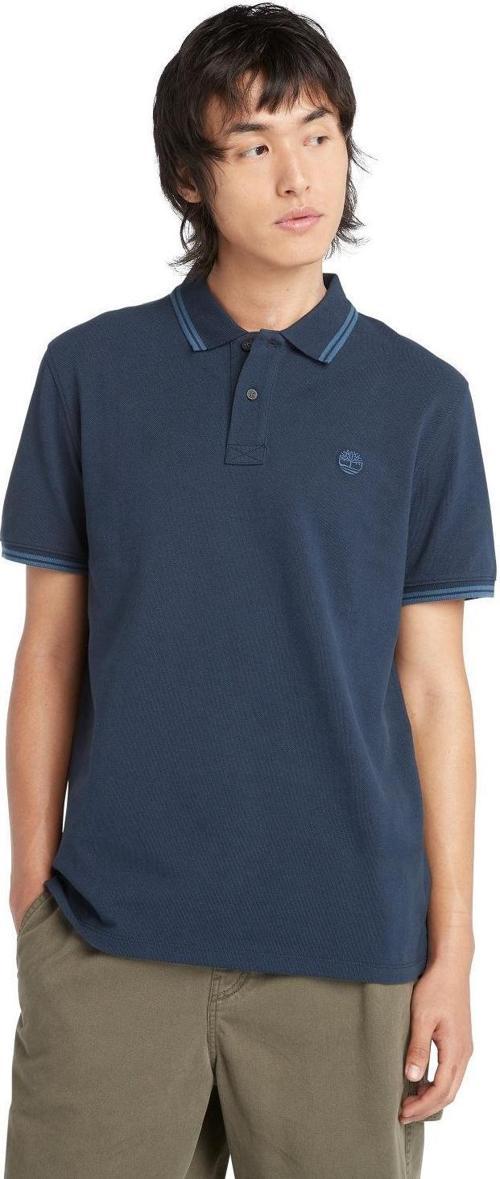 Tipped Pique Short Sleeve Polo Erkek T-Shirt TB0A5W4Y4331