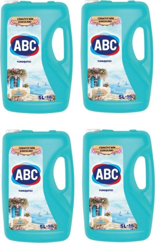 Çamaşır Yumuşatıcısı - Ege Sahilleri 5 Lt - 4'Lü Set