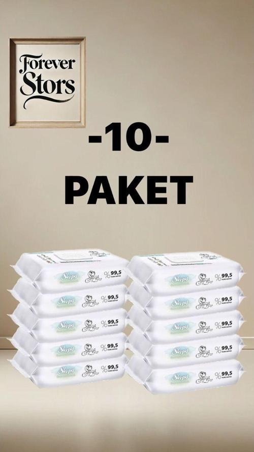 Bio Natural Yenidoğan Islak Bebek Bakım Havlusu 10X40 (400 Yaprak)