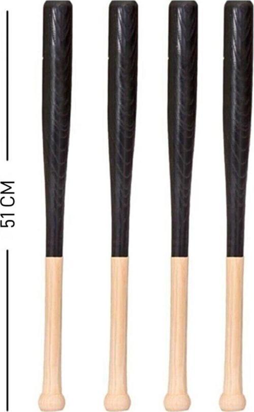 Beyzbol Sopası Yerli Üretim 51 Cm Haydar Ahşap Dişbudak Ağacı Sağlam Kırılmaz