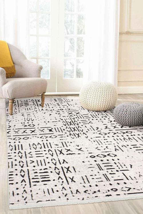 Sierra 2 0205 Kaymaz Taban Şönil Dokuma Halı Makineda Yıkanabilir 100x300 cm