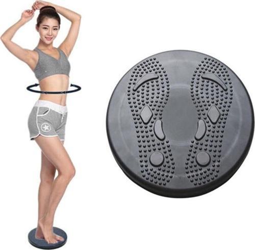 Twister Disc - Siyah Bel Kalça Egzersiz İncelme Aleti