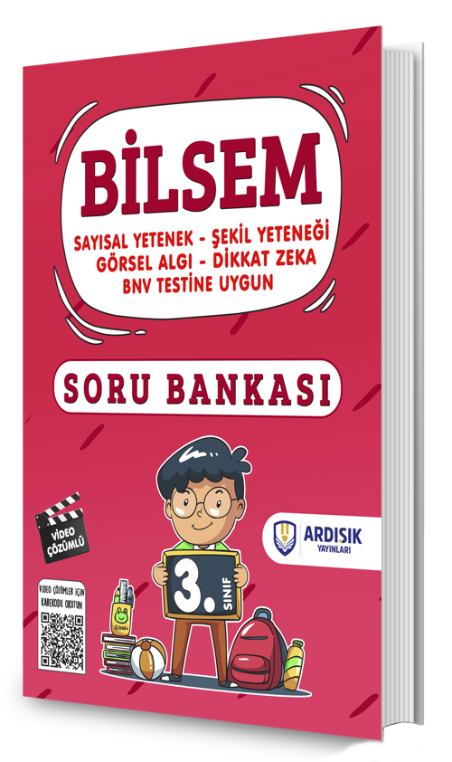 Ardışık Yayınları 3. Sınıf Bilsem Soru Bankası Tamamı Video Çözümlü