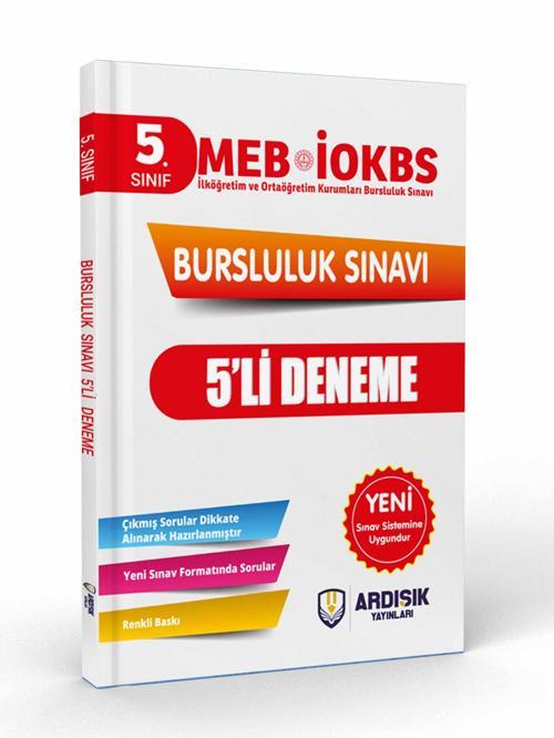 Ardışık Yayınları 5. Sınıf 2025 Bursluluk Deneme Sınavı 2025 Sınav Sistemine Uygundur