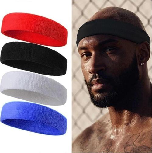 Sporcu Havlu Kafa Bandı Ter Bandı Headband Tenis Saç Bandı