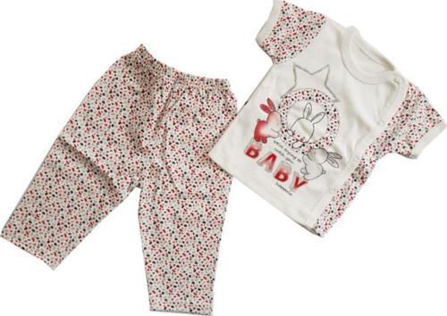 Sevimli Tavşan Baskılı 2 Li Takım